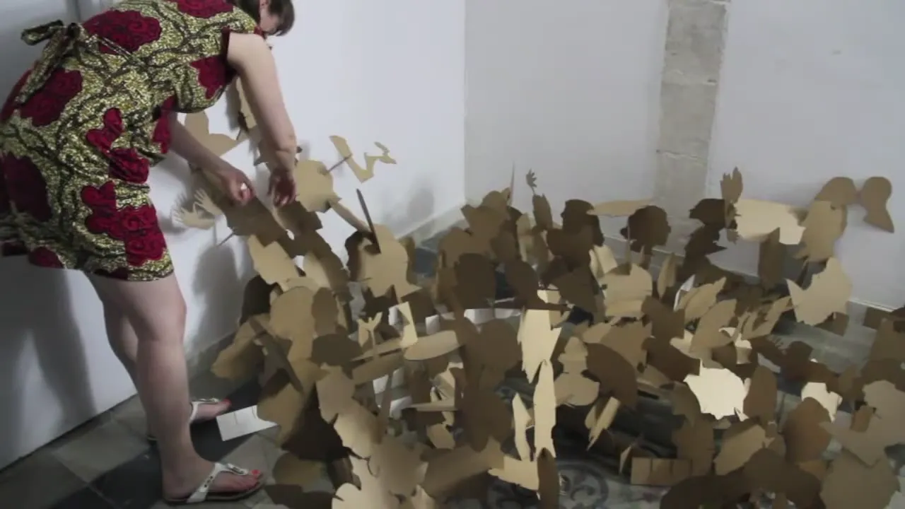 SolidSilhouette — Participatory sculpture, made live